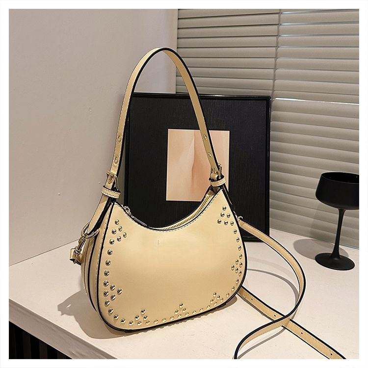 Borsa a tracolla classica da donna in PU, borsa a tracolla da donna alla moda, borsa Moon_voghion.com