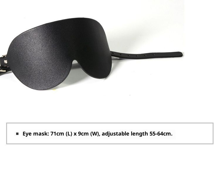 LuvBox Set di contenitori per giocattoli sessuali in pelle SM Props Guinzaglio Collare Manette Benda Piccola Frusta Pat Prodotti per adulti_voghion.com