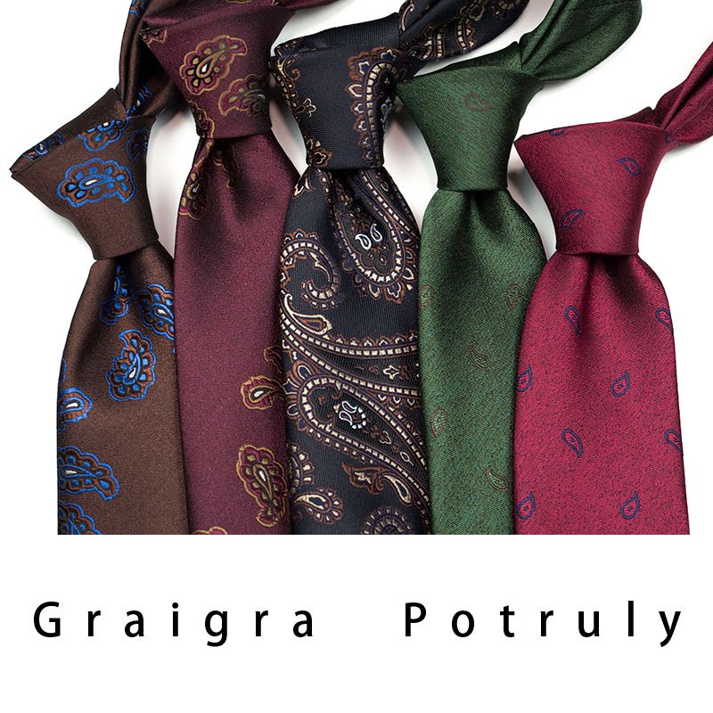 Men's Formal Business Retro Burgundy Dark Green Brown Pocket Square Set_voghion.com
