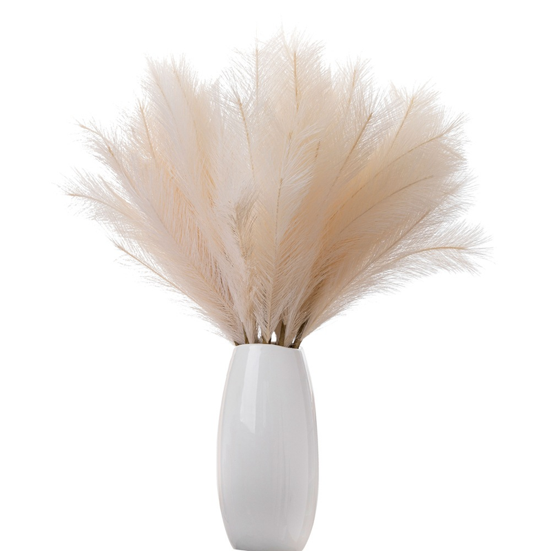 Künstliche Blume, 4 Gabeln, Pampas-Schilfgras, INS-Stil, künstliche Blume, Heimdekoration, Hochzeit_voghion.com