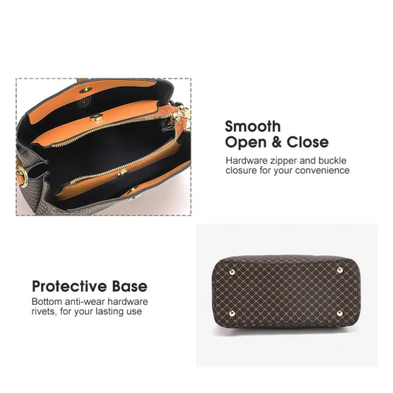 Borse in pelle di lusso di alta qualità, nuove, ad alta capacità, borsa da donna con tracolla lunga e senso avanzato_voghion.com