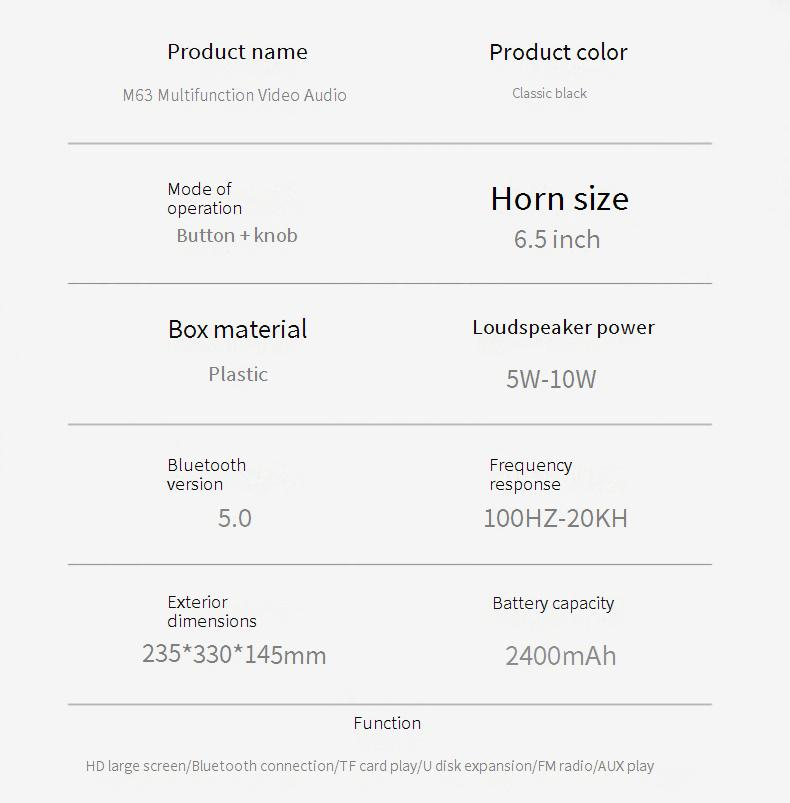 Portable Speakers Outdoor Square Dance Speaker Portable Speaker Home Karaoke Loud Volume With Microphone Bluetooth Card Wireless_voghion.com