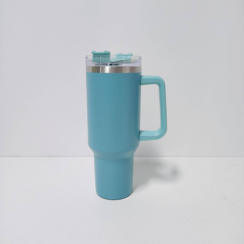 40oz Insulated Tumbler With Straw – Large Capacity Car Cup, 304 Stainless Steel Inner, Leakproof & Sweatproof, Keeps Drinks Cold/Hot For 6+ Hours_voghion.com