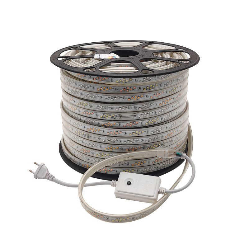 Conectores para tiras LED de alto voltaje de 220 V: conector de cobre resistente al agua para tiras monocromáticas y RGB (estándar de EE. UU./UE, 10 mm/12 mm)_voghion.com