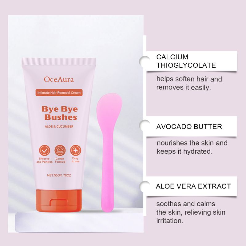 Crema depilatoria delicata per il corpo - Delicata e non irritante, lascia la pelle liscia, delicata ed elastica, crema depilatoria_voghion.com