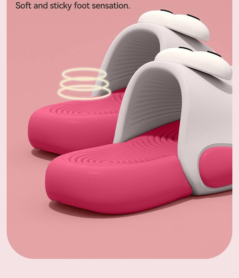 Sommerpantoffeln für Jungen mit niedlichen großen Augen – Dicke Sohle, rutschfest, atmungsaktiv, Unisex-Kindersandalen für drinnen und draußen (verschiedene Farben und Größen)_voghion.com