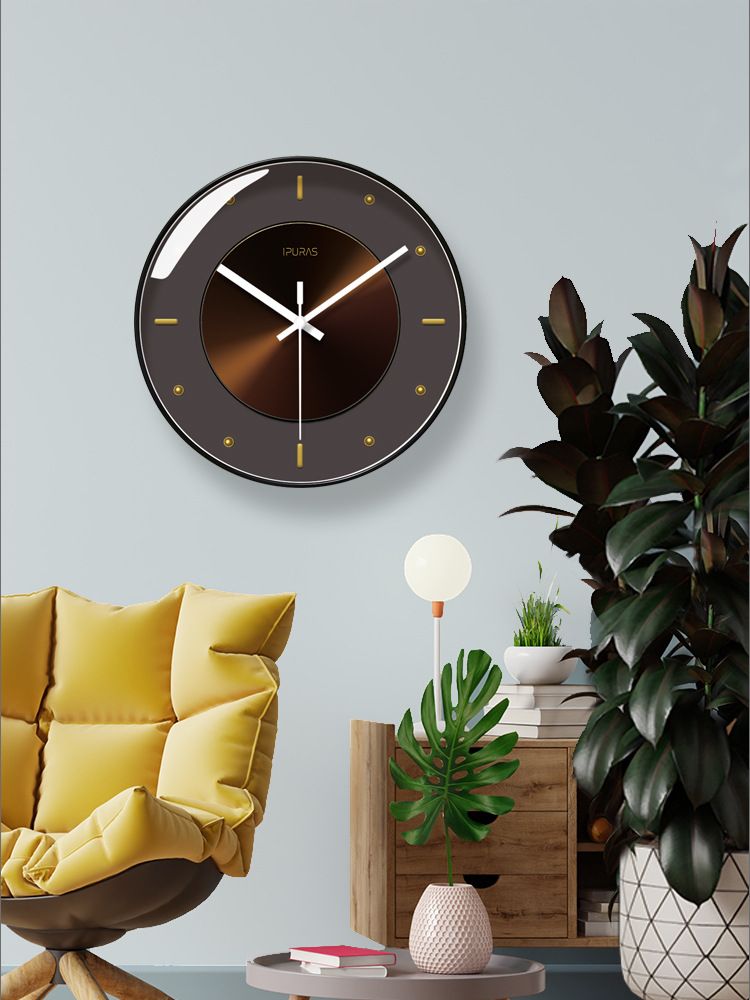 Yipula 7075 Luxury Living Room Modern Simple Elegant Creative Home Wall Clock_voghion.com