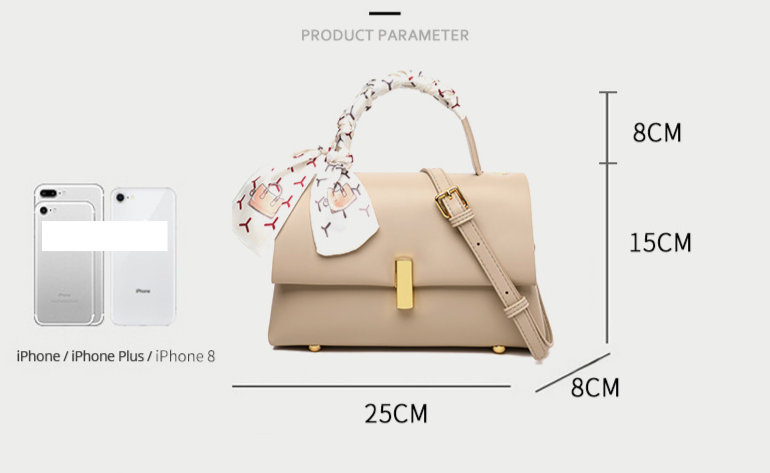 Testi Niche Trendy Spalla Sottobraccio Sciarpa di seta Borsa da donna Moda coreana Borsa da donna_voghion.com