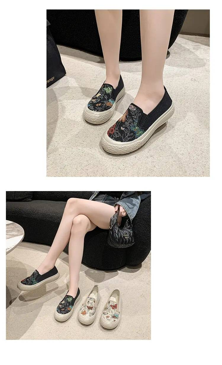 Neue Canvas-Damenschuhe für den Frühling 2025-1, dickbesohlt, modisch und lässig_voghion.com