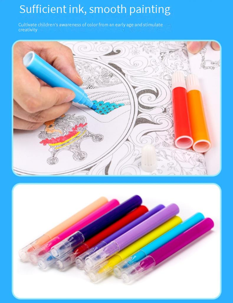 H&B 208-Piece Kids Art Set With Colored Pencils, Watercolor Markers & Oil Pastels - Creative Drawing Kit For Children, Students & Beginners_voghion.com