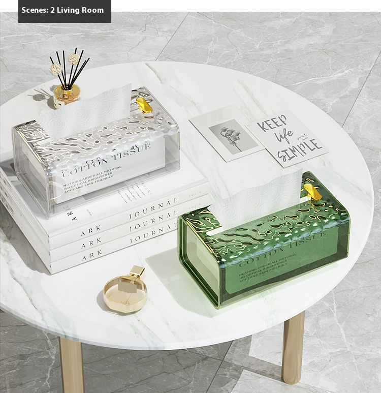 Wandgemonteerde tissueboxhouder – mat & diamantstructuur, ABS+PET, multifunctioneel (keuken, badkamer, auto, woonkamer, cadeau-idee)_voghion.com