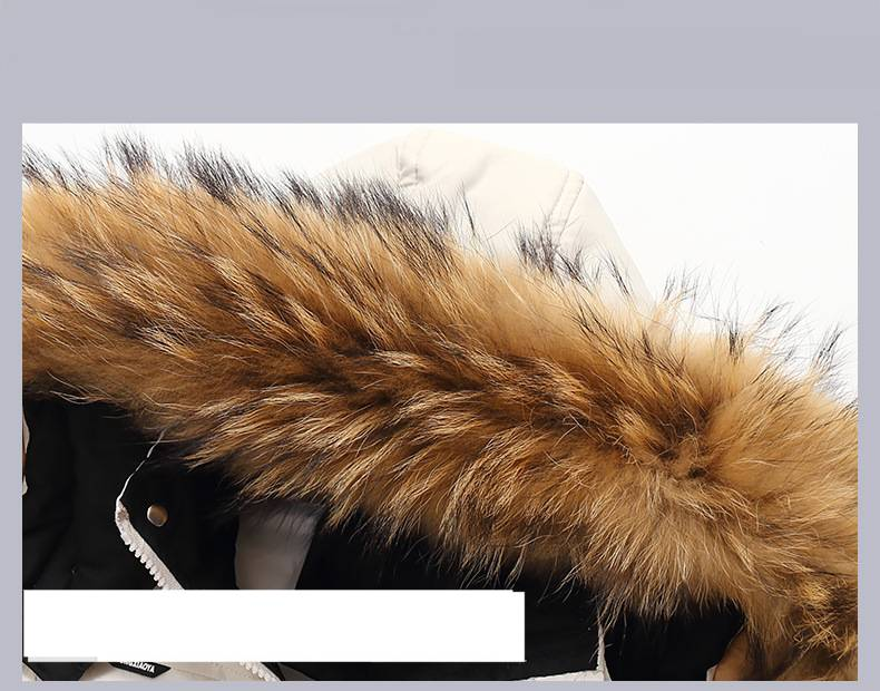 Conjunto de mono de invierno cálido con capucha para madre e hijos - Traje de nieve suave con relleno de plumón de pato para niños y niñas (1-5 años) - Conjunto acogedor de dos piezas_voghion.com