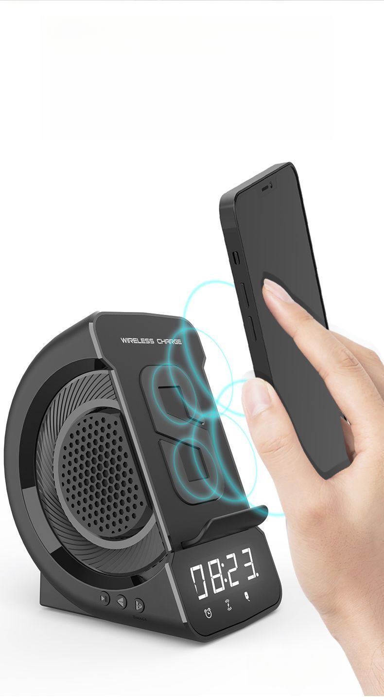 Universal Computer Desktop Home Phone Stand Wireless Charging Bluetooth Speaker_voghion.com