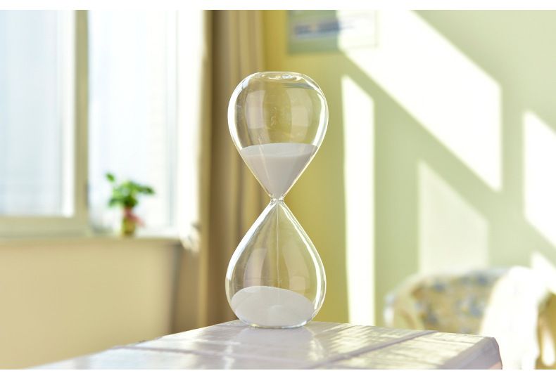 Clessidra in vetro trasparente da 5/10/30 minuti/60 minuti, vendita diretta all'ingrosso in fabbrica_voghion.com