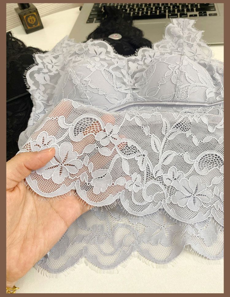 Top in pizzo con spalline sottili e sexy_voghion.com