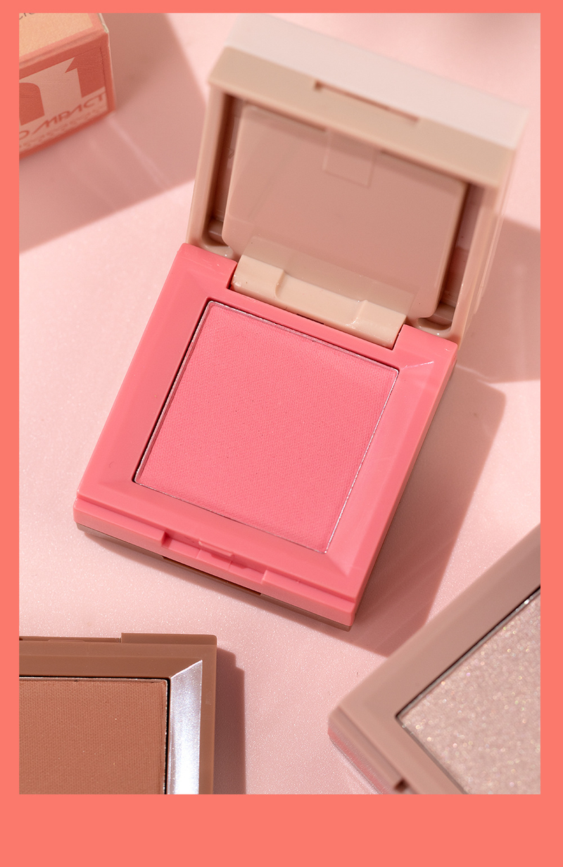 Carina QIBEST3 in 1 Gesichts-Make-up-Box Hochglanz-Rouge Perle polarisiert dreidimensionale matte natürliche nicht fliegende Puderauge_voghion.com