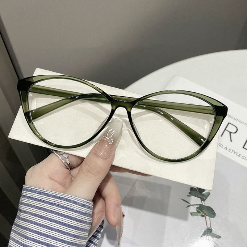 Occhiali da sole da donna Cat-Eye ultraleggeri con montatura nera per tutti i giorni_voghion.com