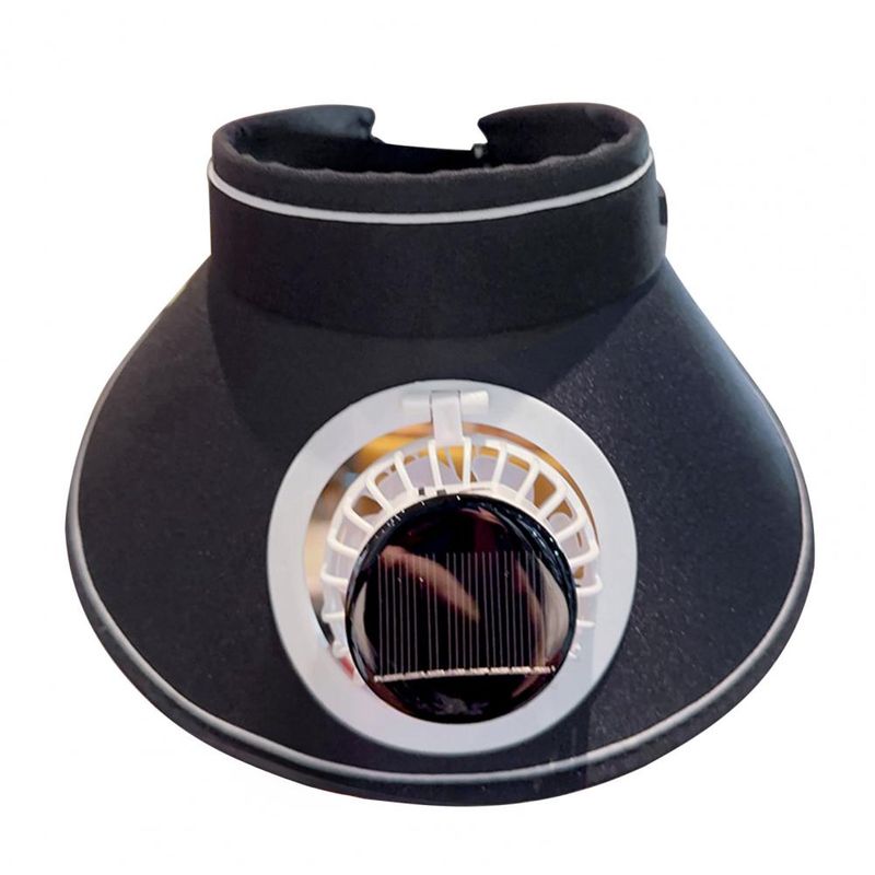 Cappello con ventilatore solare RYYD - Vento regolabile | Tesa larga | Ricarica USB_voghion.com