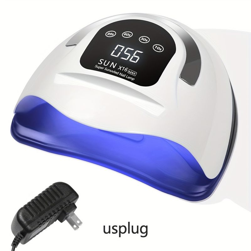 Lampada UV ad alta potenza da 320 W con 72 perle, per un'asciugatura rapida della colla per smalto, rilevamento intelligente del tempo_voghion.com