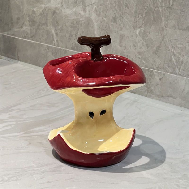 Supporto elettrico in ceramica per bagno, casa, dentifricio, spazzolino da denti, contenitore, base creativa_voghion.com