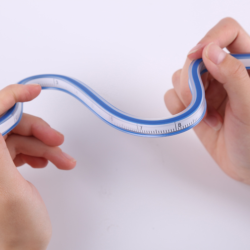 1 Uds. Regla de serpiente de 40CM, regla para hacer placas, regla curva, regla suave para marcar, regla de cuero_voghion.com