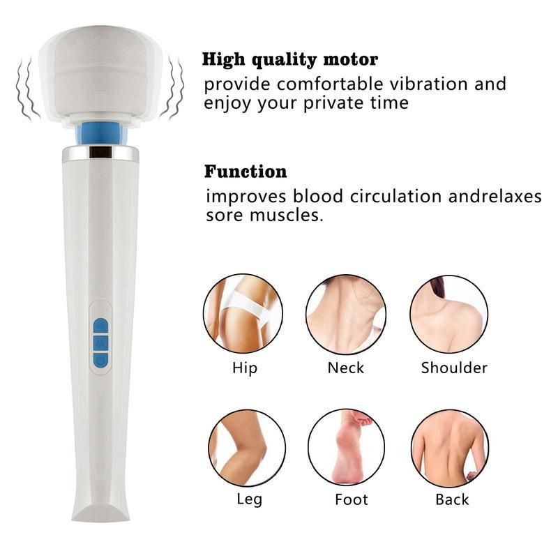 HV-270 Love Magic Wand USB Cable With Addtional Massager Head_voghion.com
