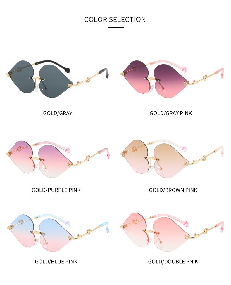 Cross Border Children's Fashion Sunglasses For Boys And Girls Baby Red Heart Sunglasses Trendy Internet Celebrity Street Shooting Sunglasses_voghion.com