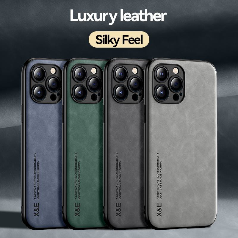 Luksusveske til Iphone 13 Pro Max Mini Støtsikker Magnetisk Silikon Matt Skinn Bakside Telefonveske For Iphone 13 Deksel_voghion.com