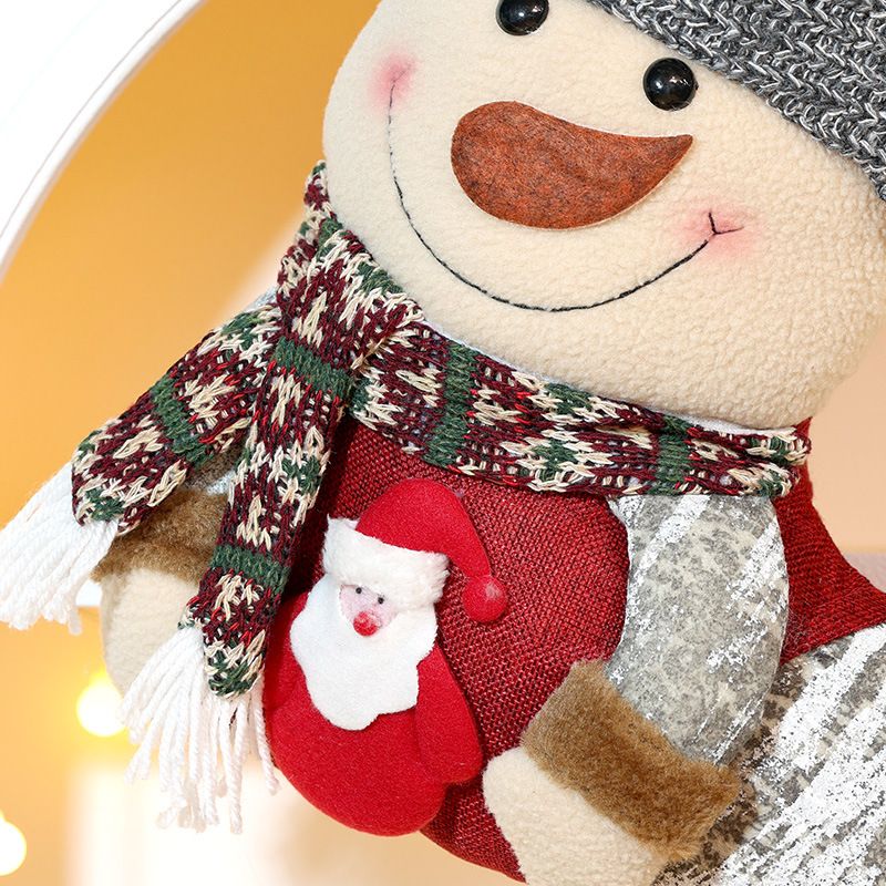 Forniture per feste e party, nuovi calzini natalizi, decorazioni, grandi sacchetti di caramelle, Babbo Natale, pupazzo di neve, calzini decorativi lavorati a maglia_voghion.com