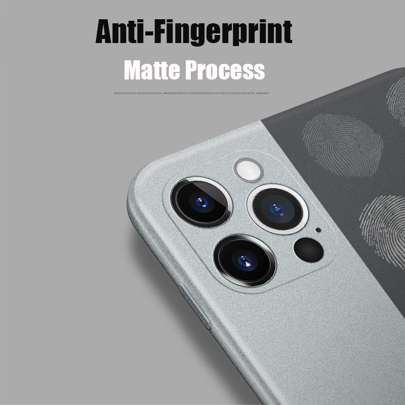 Ultradunne Zandsteen Matte Case Voor iPhone 14 13 Pro 12 11 Pro XS Max Mini XR X 6S 7 8 Plus SE3 Slim Soft Shockproof Scrub Cover_voghion.com