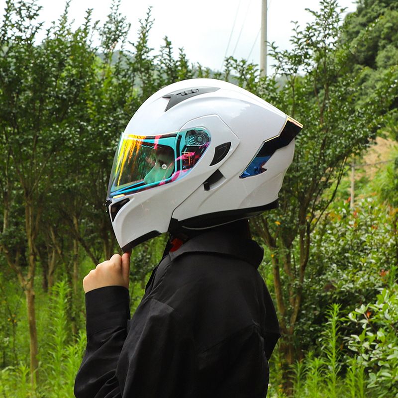 Orz mootorratta meeste ja naiste katmata kiiver, kahe peegliga talvine sabatiib, pooltäiskattega, aastaringne_voghion.com