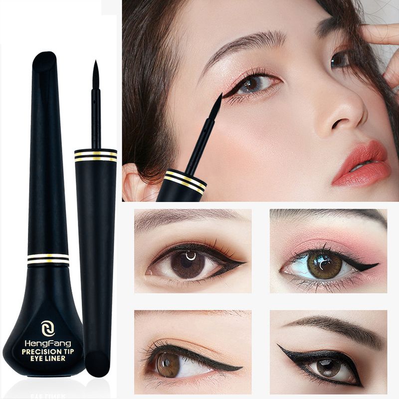 1 pz NUOVO Eyeliner liquido impermeabile nero a lunga durata, penna per eyeliner, matita per trucco, strumento di bellezza cosmetico facile da indossare_voghion.com