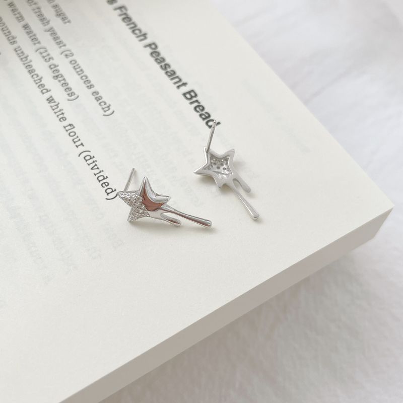 Tiqi S Pure Sier Nischendesign Lava mit weiblicher Persönlichkeit und Temperament, funkelnder Zirkonium-Stern in High-End-Form_voghion.com