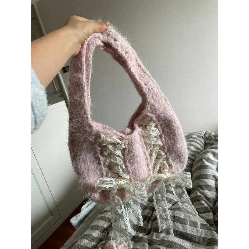 Borsa da donna in pizzo con tracolla_voghion.com