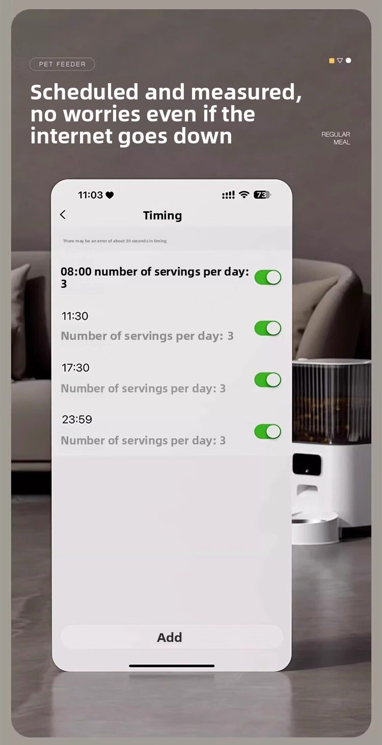 Smart Pet Feeder For Cats And Dogs: Automatic With Visual Monitoring, Timed & Quantitative Remote Control_voghion.com