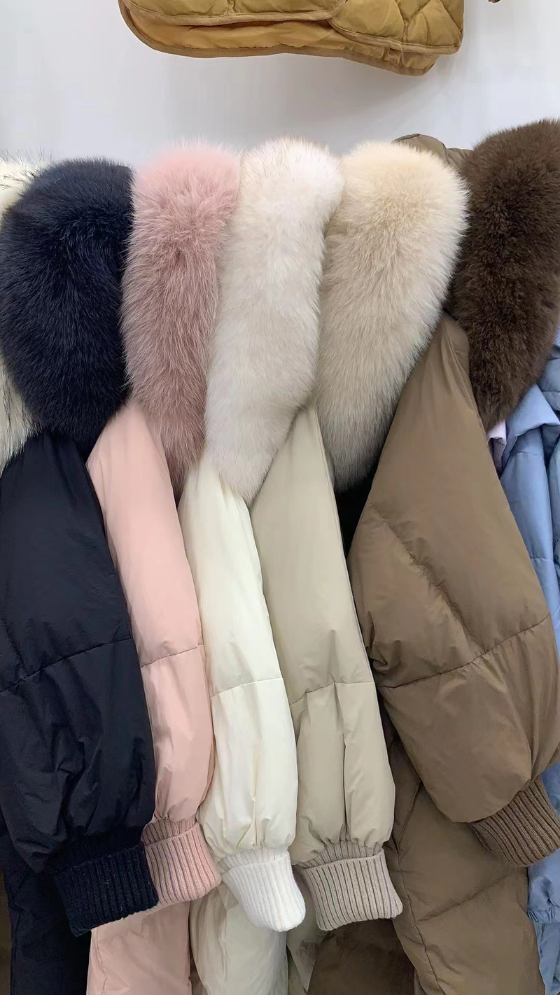 Damenmode lange Kapuzenjacke Warme Jacke_voghion.com