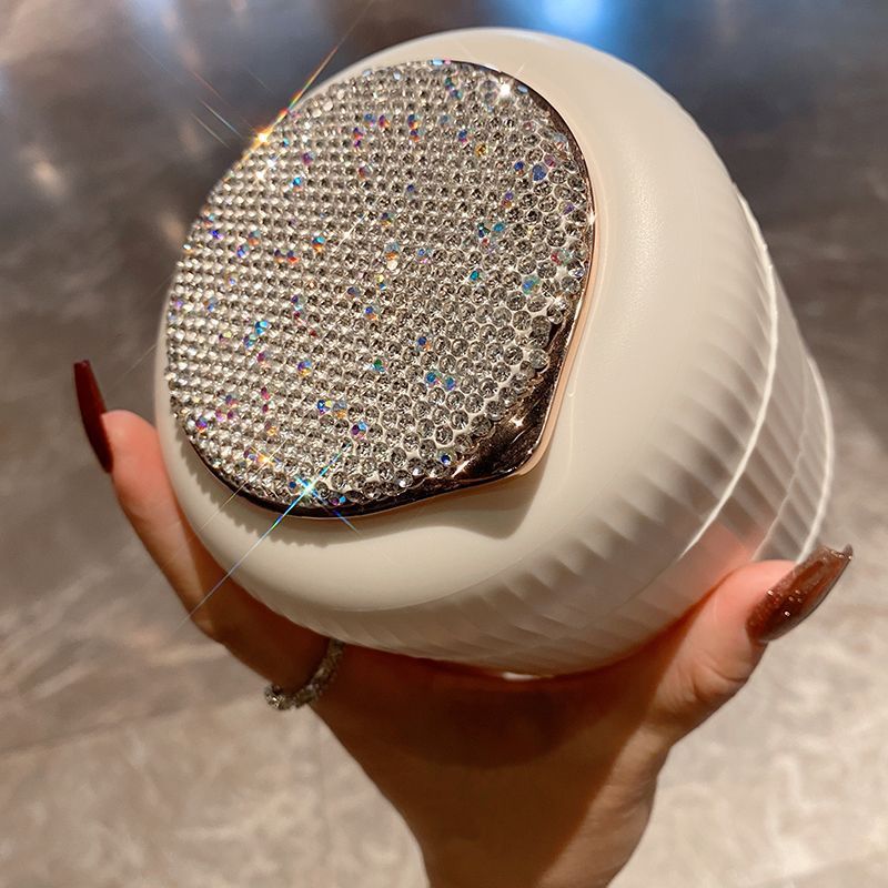 Organizador de joyas giratorio multicapa: caja de plástico resistente al polvo para pulseras, anillos y accesorios para el cabello (elegante y compacto)_voghion.com