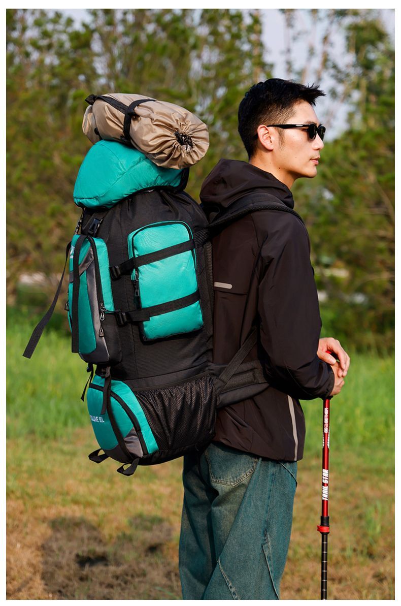 Zaino leggero da 90 litri, grande capacità, per uomini e donne, zaino da viaggio, borsa da trekking per esterni_voghion.com
