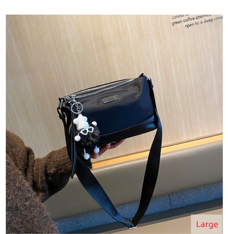 Fall And Winter Multi-Layer Crossbody Abrasion Resistant Waterproof Outdoor Women's Nylon Cloth Minimalist Korean-Style_voghion.com