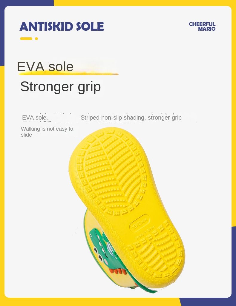 Botas infantis Bebê Meninos Menina EVA Antiderrapante Desenho Animado Dinossauro Chuva para Crianças Sapatos Impermeáveis Botas de Água menina_voghion.com
