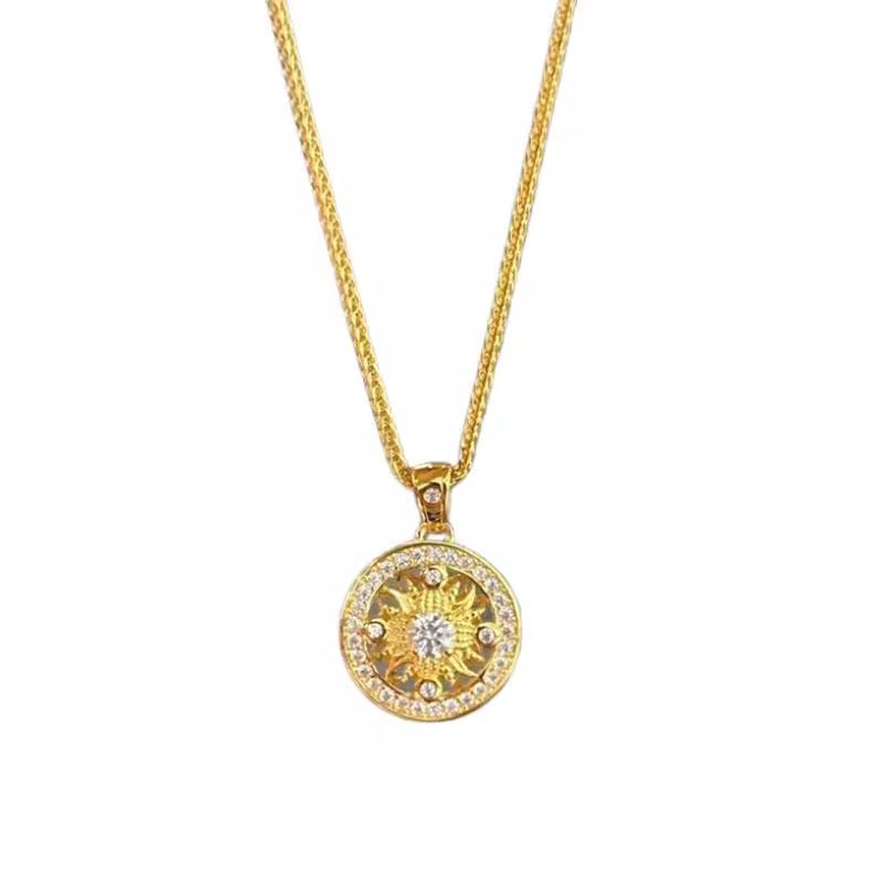 High-Value Elegant New Chinese Tyle Unflower Necklace For Women, Light Luxury Niche Design, Versatile High-End_voghion.com