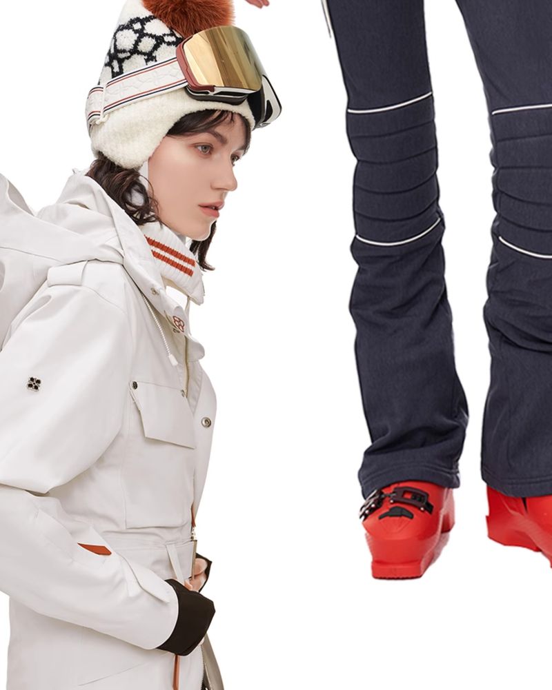 VECVEC Denim Eendelig Pak Dames Warme Elastische Slanke Kleding Geavanceerde Professionele Ski-uitrusting_voghion.com