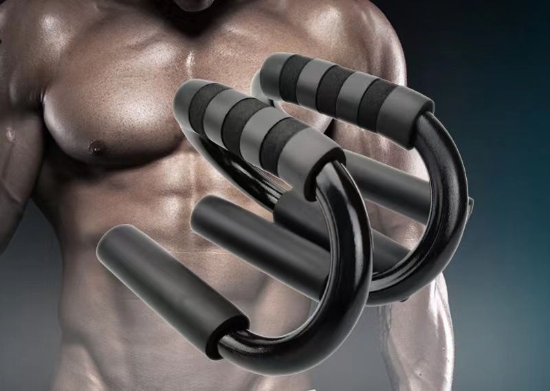 S Shaped Push Up Stand Multifunctional Arm Strength Abdominal Muscle Training Equipment Indoor Sports Fitness Push Up Aid_voghion.com