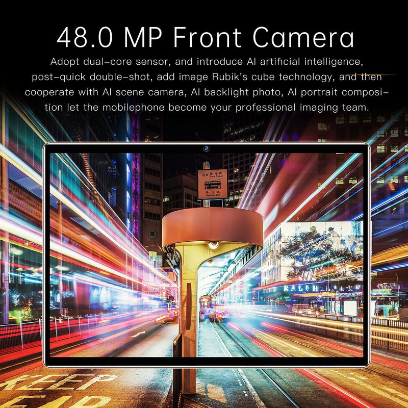 X101 Android Tablet 10.1 Inch, 4G LTE Dual SIM, Octa-Core Processor, 16GB Storage, IPS Screen, GPS, Bluetooth, Metal Body (Black/Navy Blue/Gold)_voghion.com