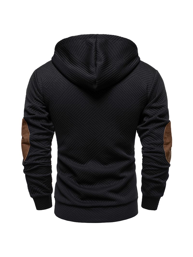 Felpa con cappuccio casual da uomo, nuova, semplice e alla moda, a maniche lunghe, sportiva_voghion.com