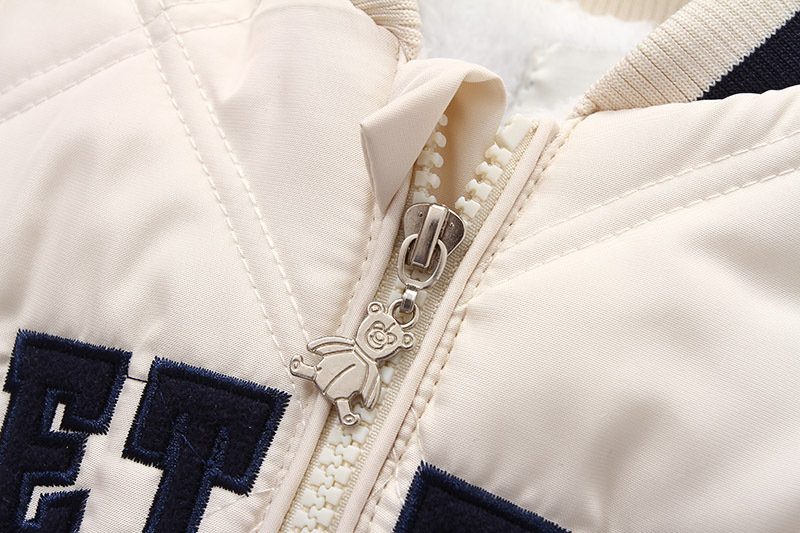 Babytøj sport baseball langærmet vinter børns tyk varm baby onesie_voghion.com