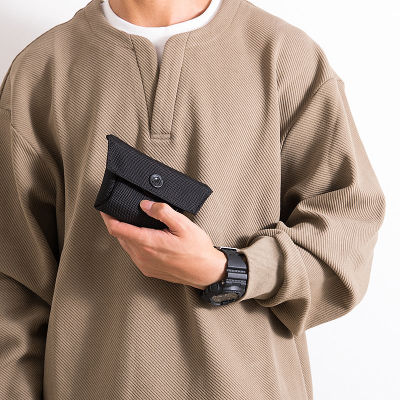 Minimalistische kleine multifunktionale Schlüsseltasche für Herren, lässig, Kopfhörertasche, Arbeitskleidungsstil, Münzgeldbörse, Kartenhalter_voghion.com