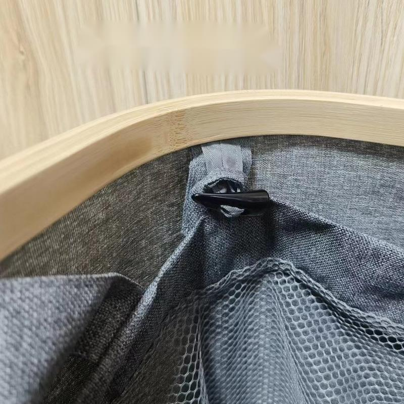 Household Foldable Basket Lid, Oxford Cloth Storage Bin, Large Laundry Hamper With Inner Bag, Fabric Storage, Waterproof_voghion.com