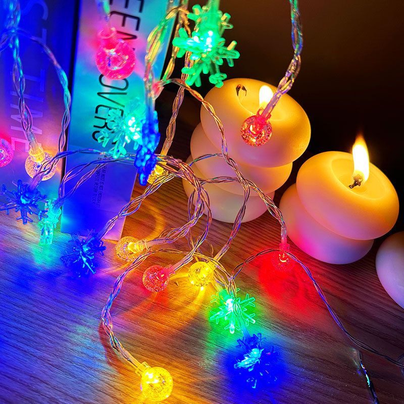 Transgraniczny sznur baterii pentagramowych, gwiazda, wesele, festiwal, atmosfera, rozgwieżdżone niebo, świąteczne dekoracje świetlne, hurt_voghion.com