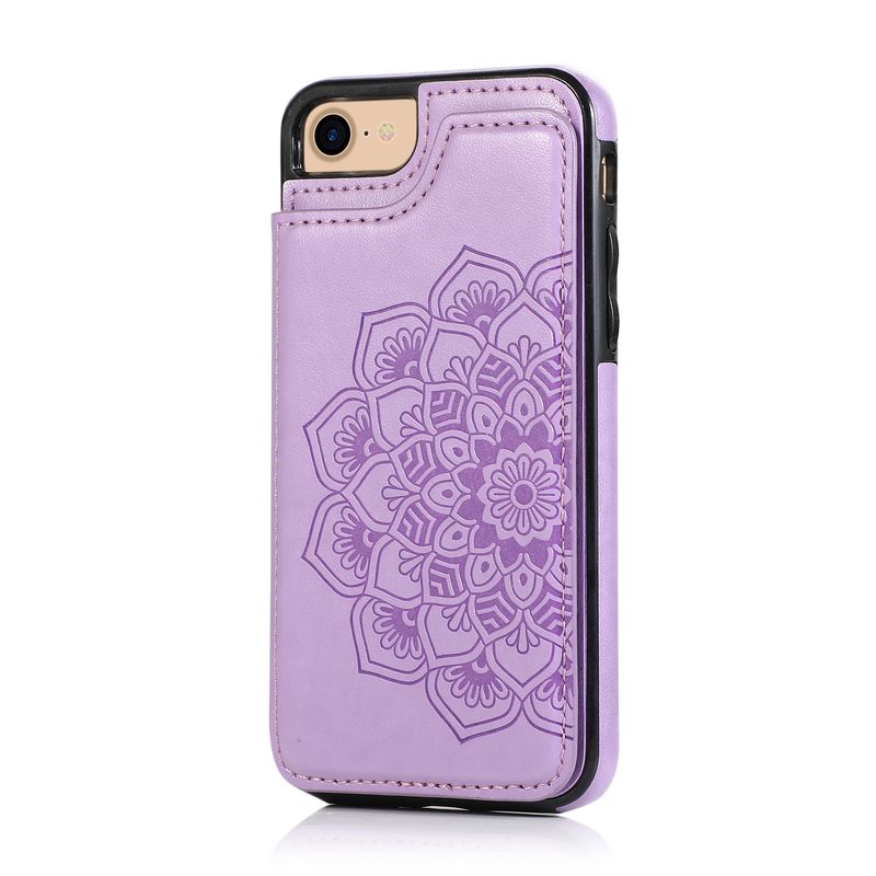 Étui en cuir gaufré pour iPhone 14, 13, 12, 11 Pro, XS, X Max, XR, 8, 7 Plus, SE 2020, 2022, coque antichoc de luxe_voghion.com